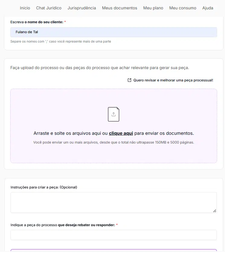 Informações para criar o modelo de Agravo de Instrumento Trabalhista